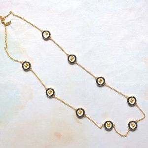 Kate Spade Buttons Scattered Gold Necklace